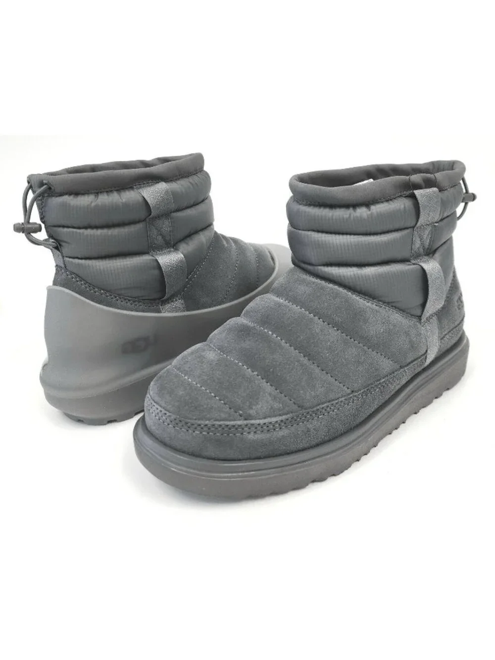 UGG Men's Classic Mini Pull-On Weather Waterproof Insulated Boots Metal Size 12
